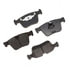 17D1290M by ACDELCO - Disc Brake Pad Set - Rear, Semi-Metallic, without Mounting Hardware