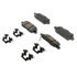 17D1288ACHF2 by ACDELCO - Disc Brake Pad Set - Rear, Ceramic, Bonded, with Mounting Hardware