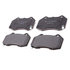 17D1379CF1 by ACDELCO - Disc Brake Pad Set - Front, Bonded, Ceramic, Revised F1 Part Design