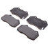 17D1379CF1 by ACDELCO - Disc Brake Pad Set - Front, Bonded, Ceramic, Revised F1 Part Design