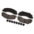 17D1414MHSV by ACDELCO - Disc Brake Pad Set - Front, Bonded, Semi-Metallic, with Mounting Hardware