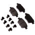 17D1456CH by ACDELCO - Disc Brake Pad - Ceramic, Original Part Design, with Hardware