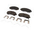 17D1584CH by ACDELCO - Disc Brake Pad - Ceramic, Original Part Design, with Hardware