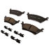 17D1602CHF2 by ACDELCO - Disc Brake Pad Set - Rear, Ceramic, Bonded, with Mounting Hardware