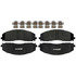 17D1680SDH by ACDELCO - Disc Brake Pad Set - Front, Semi-Metallic, with Mounting Hardware