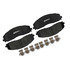 17D1680SDH by ACDELCO - Disc Brake Pad Set - Front, Semi-Metallic, with Mounting Hardware