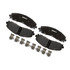 17D1691SDH by ACDELCO - Disc Brake Pad Set - Rear, Semi-Metallic, with Mounting Hardware