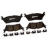 17D1790SDH by ACDELCO - Disc Brake Pad Set - Rear, Ceramic, Bonded, with Mounting Hardware