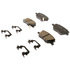 17D1811CHF1 by ACDELCO - Disc Brake Pad - Bonded, Ceramic, Revised F1 Part Design, with Hardware