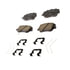 ACDelco 17D1815CHF1 Disc Brake Pad Set Disc Brake Pad - Bonded, Ceramic, Revised F1 Part Design, with Hardware