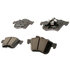 17D1721ACF1 by ACDELCO - Disc Brake Pad Set - Front, Bonded, Ceramic, Revised F1 Part Design