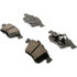17D1721ACF1 by ACDELCO - Disc Brake Pad Set - Front, Bonded, Ceramic, Revised F1 Part Design