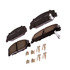 17D273CH by ACDELCO - Disc Brake Pad - Bonded, Ceramic, Original Part Design, with Hardware