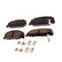 17D273CH by ACDELCO - Disc Brake Pad - Bonded, Ceramic, Original Part Design, with Hardware