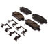 ACDelco 17D822CH Disc Brake Pad Set Disc Brake Pad - Bonded, Ceramic, Original Part Design, with Hardware