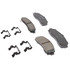 17D913CHF1 by ACDELCO - Disc Brake Pad - Bonded, Ceramic, Revised F1 Part Design, with Hardware