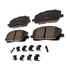 ACDelco 17D884CH Disc Brake Pad Set Disc Brake Pad - Bonded, Ceramic, Original Part Design, With Chamfers and Slot