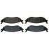 17D967MHSV by ACDELCO - Disc Brake Pad Set - Rear, Bonded, Semi-Metallic, with Mounting Hardware