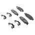 17D922CHF2 by ACDELCO - Disc Brake Pad Set - Rear, Ceramic, Bonded, with Mounting Hardware