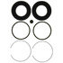 18G213 by ACDELCO - Disc Brake Caliper Seal Kit - Rubber, Square O-Ring, Black Seal