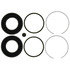 18G213 by ACDELCO - Disc Brake Caliper Seal Kit - Rubber, Square O-Ring, Black Seal