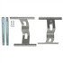18H1200 by ACDELCO - Disc Brake Hardware Kit - Regular Brake Service Grade, Steel Clip