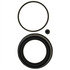 18H1244 by ACDELCO - Disc Brake Caliper Seal Kit - Rubber, Square O-Ring, Black Seal