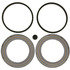 18H1251 by ACDELCO - Disc Brake Caliper Seal Kit - Rubber, Square O-Ring, Black Seal