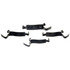18K2271 by ACDELCO - Disc Brake Anti-Rattle Clip Set - Black, Steel, without Brake Lubricant