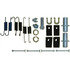 18K2472 by ACDELCO - Parking Brake Hardware Kit - Inc. Springs, Adjusters, Pins, Retainers, Washers