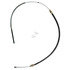 18P2382 by ACDELCO - Parking Brake Cable - Front, 49.10", Threaded End 1, Fixed Wire Stop End 2