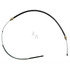 18P2382 by ACDELCO - Parking Brake Cable - Front, 49.10", Threaded End 1, Fixed Wire Stop End 2