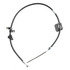 18P2675 by ACDELCO - Parking Brake Cable - Rear, 55.40", Fixed Wire Stop End, Steel