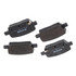 84769879 by ACDELCO - Disc Brake Pad Set - Rear, Semi-Metallic, without Mounting Hardware