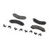 84786096 by ACDELCO - Disc Brake Pad Set - Rear, Semi-Metallic, Bonded, with Pad Shim and Wear Sensor