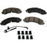 85149489 by ACDELCO - Disc Brake Pad Set - Semi-Metallic, with Anti-Rattle Clip and Wear Sensor