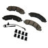 85149489 by ACDELCO - Disc Brake Pad Set - Semi-Metallic, with Anti-Rattle Clip and Wear Sensor