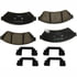 17D1075CHF2 by ACDELCO - Disc Brake Pad Set - Front, Ceramic, Bonded, with Mounting Hardware