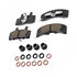 17D369CHF1 by ACDELCO - Disc Brake Pad - Bonded, Ceramic, Revised F1 Part Design, with Hardware