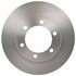 18A1101A by ACDELCO - Disc Brake Rotor - 6 Lug Holes, Cast Iron, Non-Coated, Plain, Vented, Front