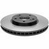 18A1095 by ACDELCO - Disc Brake Rotor - 5 Lug Holes, Cast Iron, Plain, Turned Ground, Vented, Front