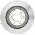 18A1119 by ACDELCO - Disc Brake Rotor - 6 Lug Holes, Cast Iron, Plain, Turned Ground, Vented, Front