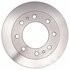 18A1206A by ACDELCO - Disc Brake Rotor - 8 Lug Holes, Cast Iron, Non-Coated, Plain, Vented, Front