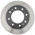 18A1206 by ACDELCO - Disc Brake Rotor - 8 Lug Holes, Cast Iron, Plain, Turned Ground, Vented, Front