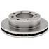18A1206A by ACDELCO - Disc Brake Rotor - 8 Lug Holes, Cast Iron, Non-Coated, Plain, Vented, Front