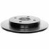 18A1210 by ACDELCO - Disc Brake Rotor - 4 Lug Holes, Cast Iron, Plain, Solid, Turned Ground, Rear