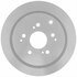 18A1312AC by ACDELCO - Disc Brake Rotor - 5 Lug Holes, Cast Iron, Coated, Plain Solid, Rear