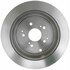 18A1312 by ACDELCO - Disc Brake Rotor - 5 Lug Holes, Cast Iron, Plain, Solid, Turned Ground, Rear