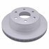 18A1412AC by ACDELCO - Disc Brake Rotor - 6 Lug Holes, Cast Iron, Coated, Plain Vented, Rear