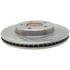 ACDelco 18A1424A Disc Brake Rotor Disc Brake Rotor - 5 Lug Holes, Cast Iron, Non-Coated, Plain, Vented, Front